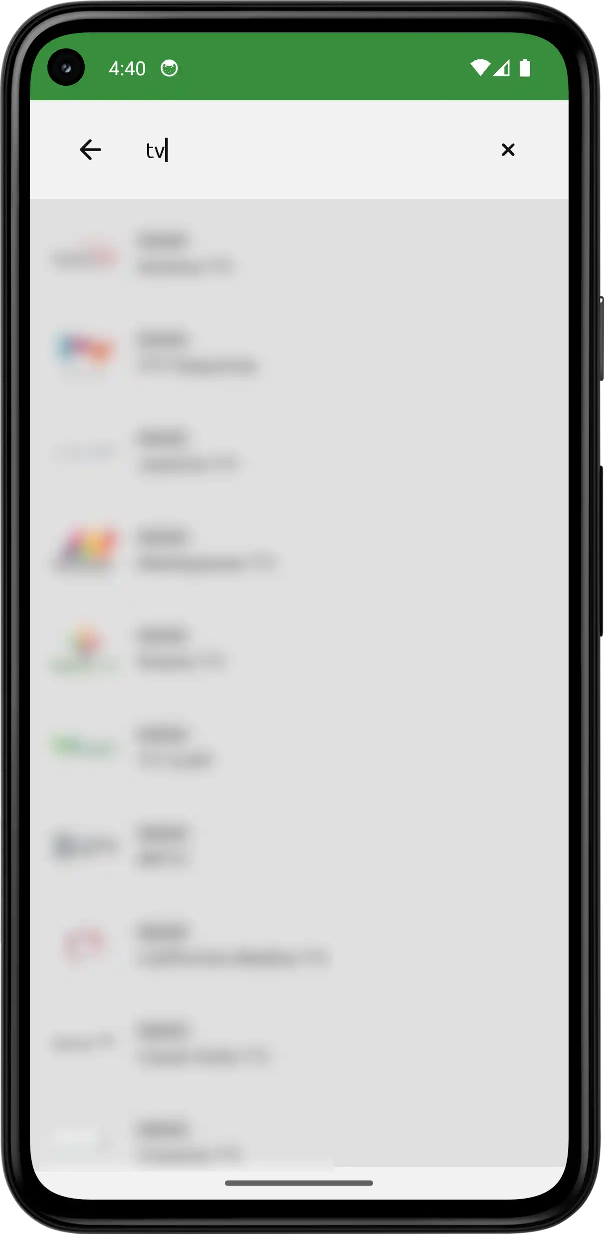 Configuración de la aplicación